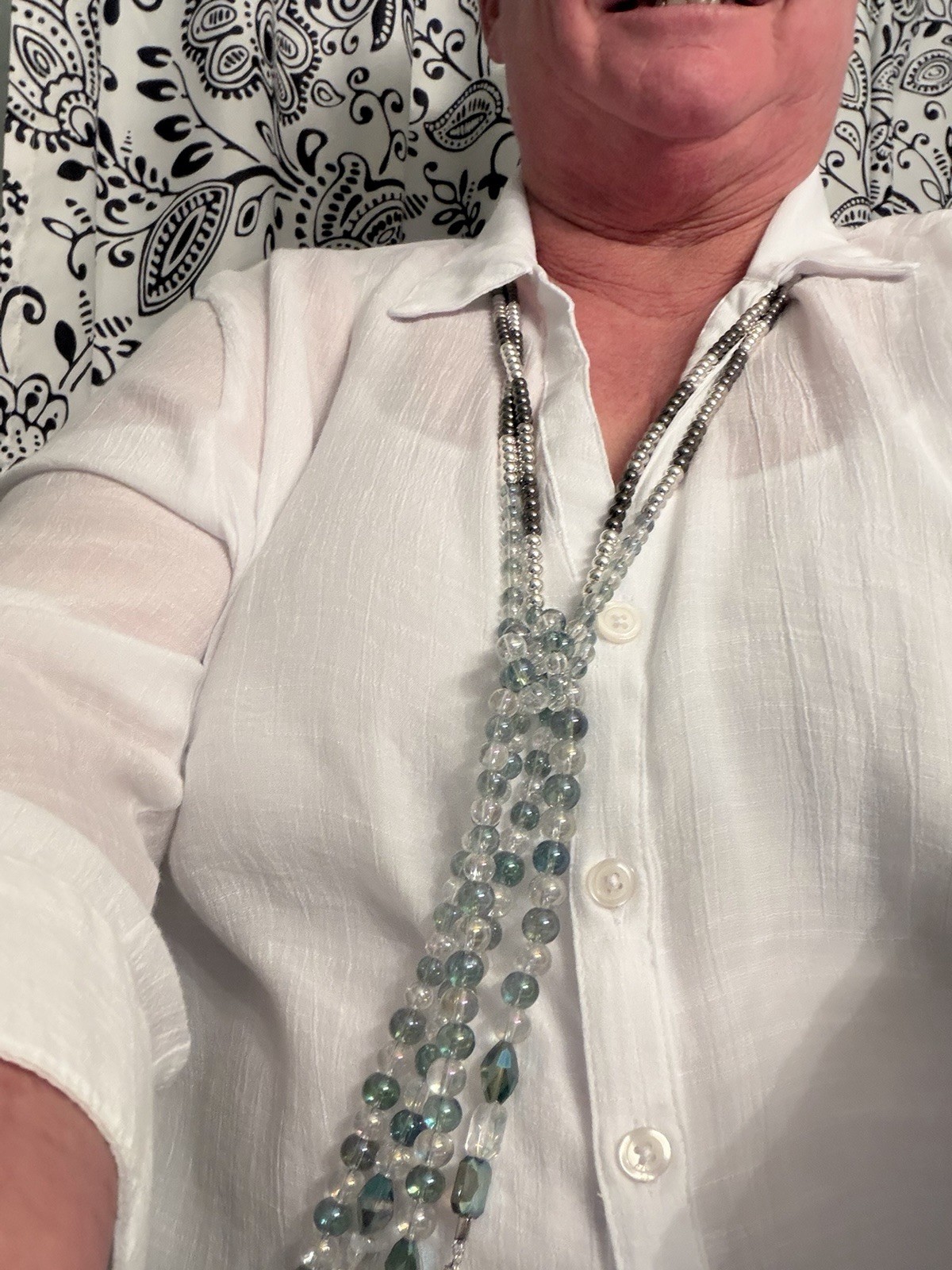 Beaded Necklace Tie