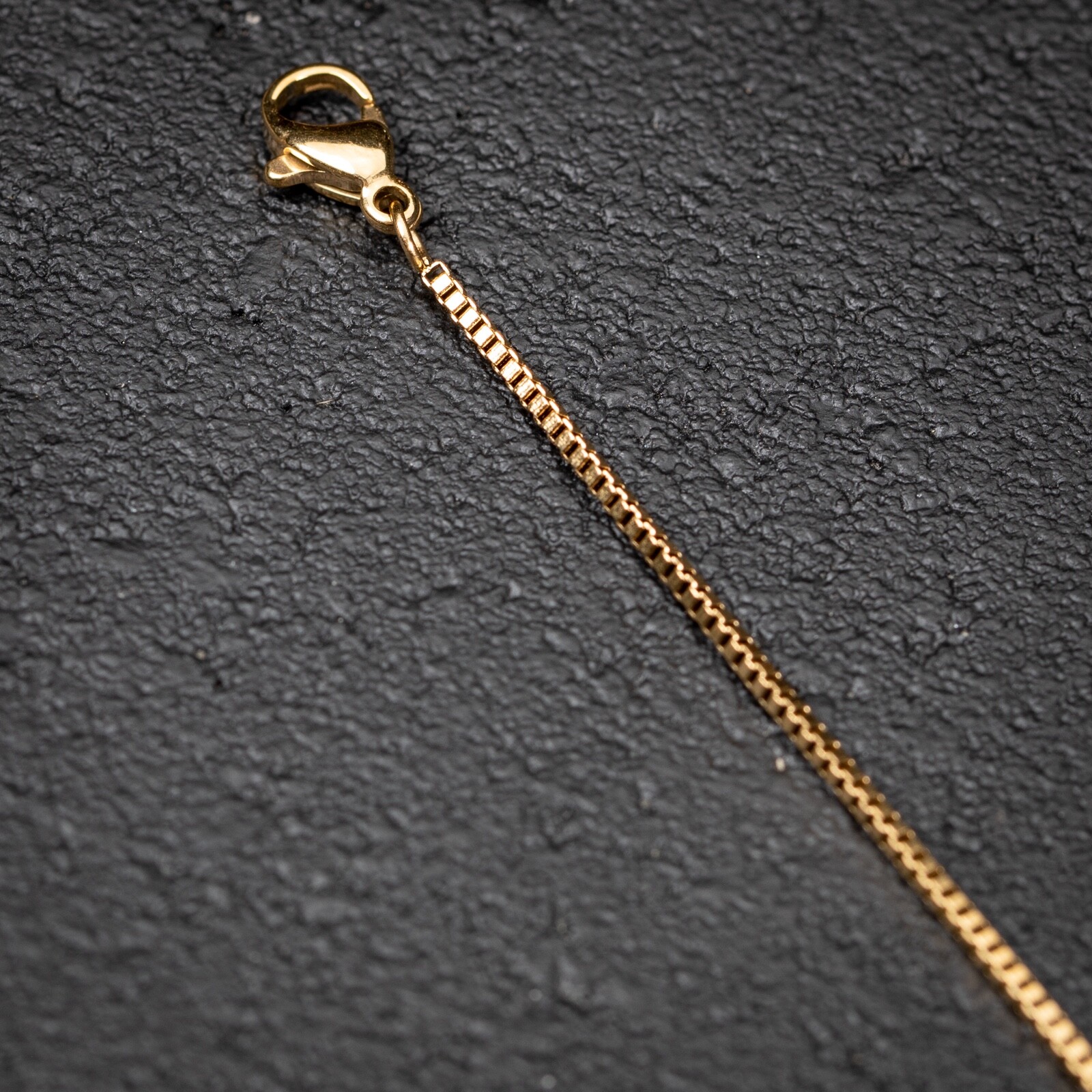 Yellow Gold PlatedStainless Steel 1.5mm 16,18,20 Inch Women’s Box Chain Necklace