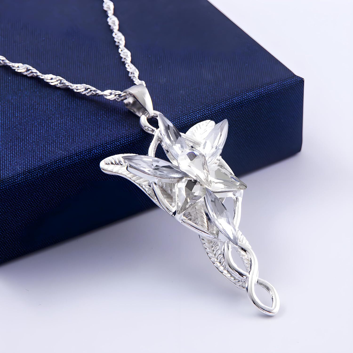 Arwen Evenstar Necklace LOTR Lord Power Pendant Jewelry Gifts for Men Women Her