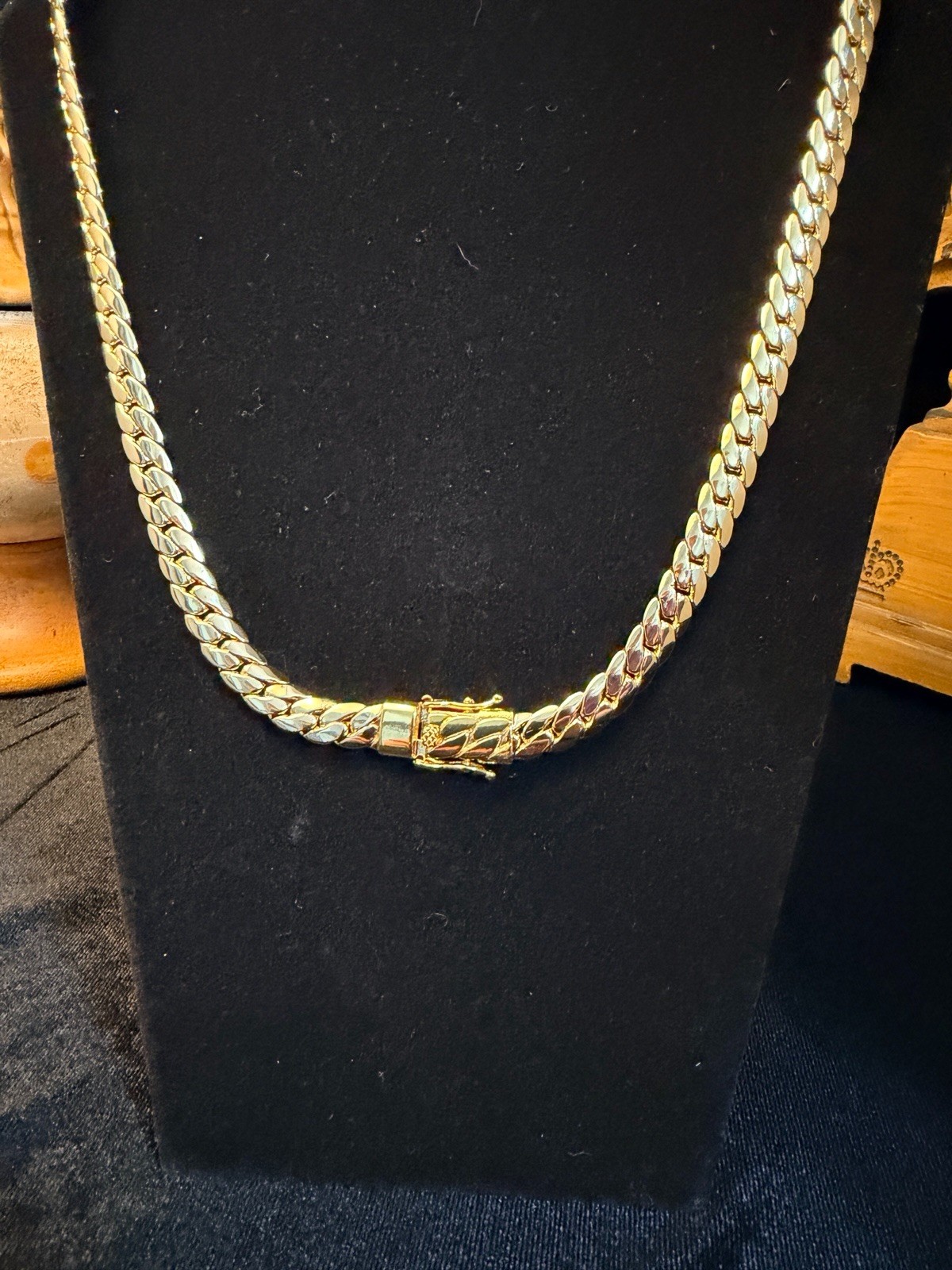 Miami Cuban 14K Stamped Gold Filled 22in 8MM necklace w/box lock BRAND NEW