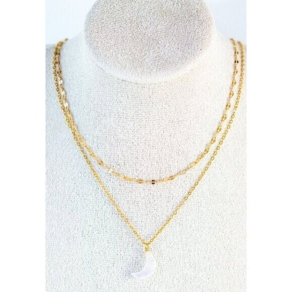 Minimalist Gold Sparkle Chain WATERPROOF Gold Chain Necklace Layering Necklace