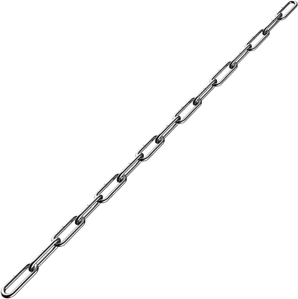 6.5ft Stainless Steel Chain for Home & Outdoor Use^-