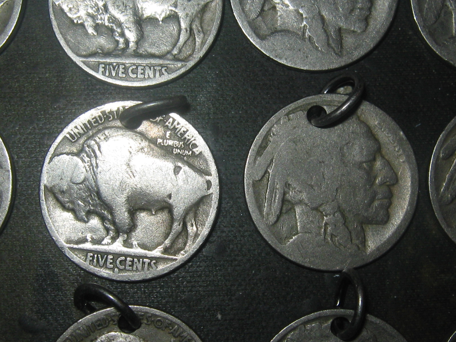Wholesale Lot Of 60 Buffalo Indian Head Nickel USA Coin Charm Pendant Pendants