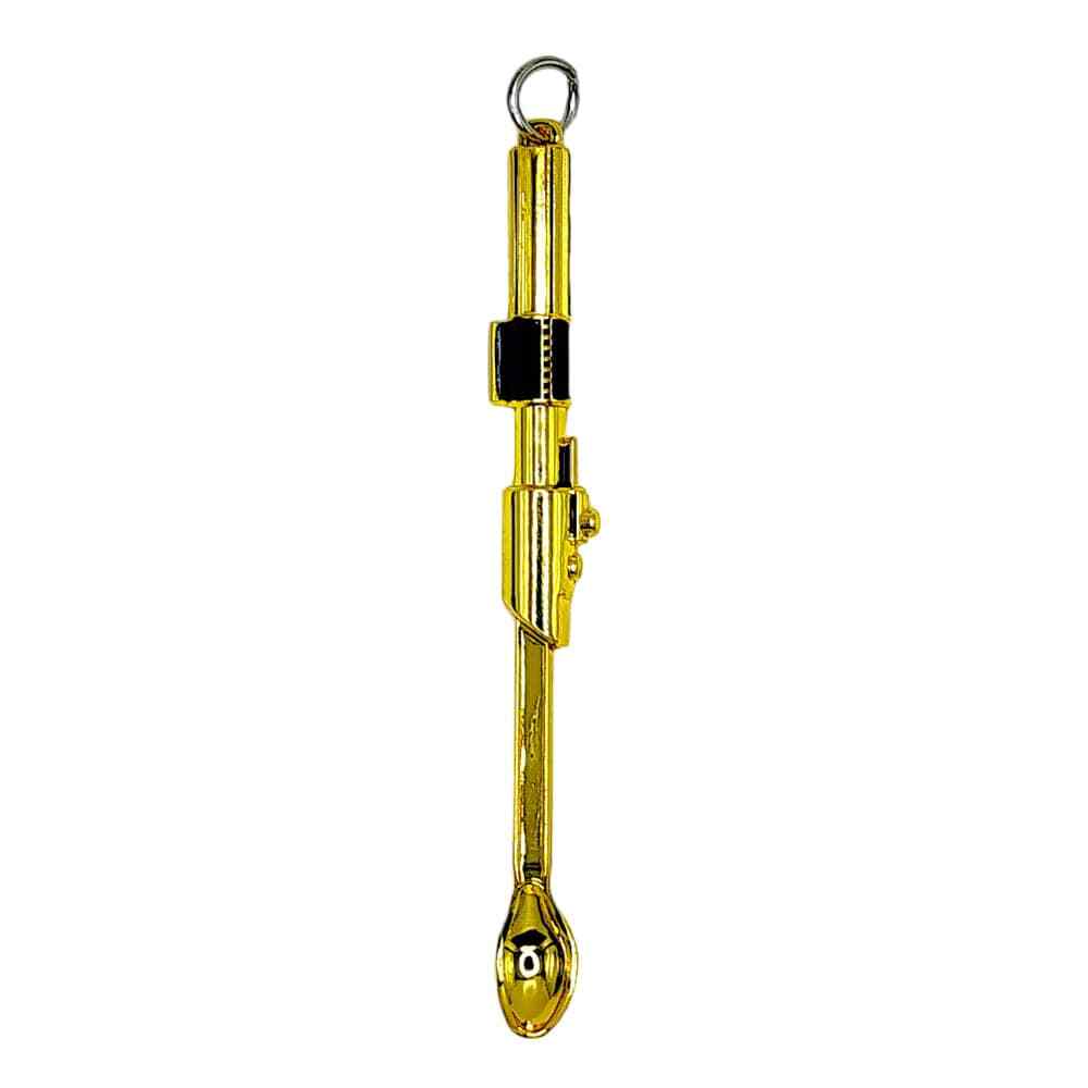 Mini Festival Pendant Necklace Tiny Light Saber Spoon Small Jedi Master