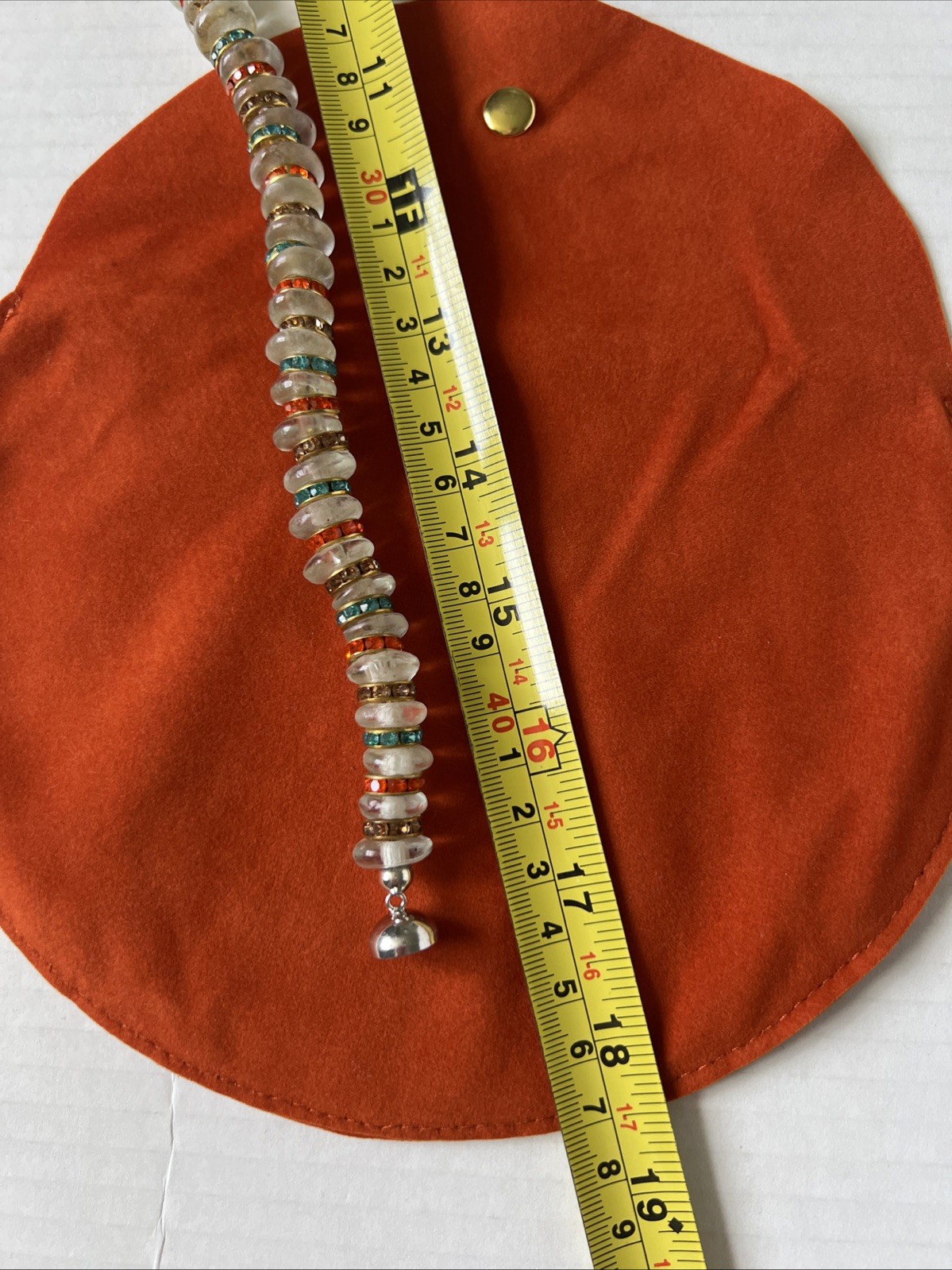 JULIETTA Heron Glass Color Necklace 925 Sterling Silver Magnetic Clasp NWT