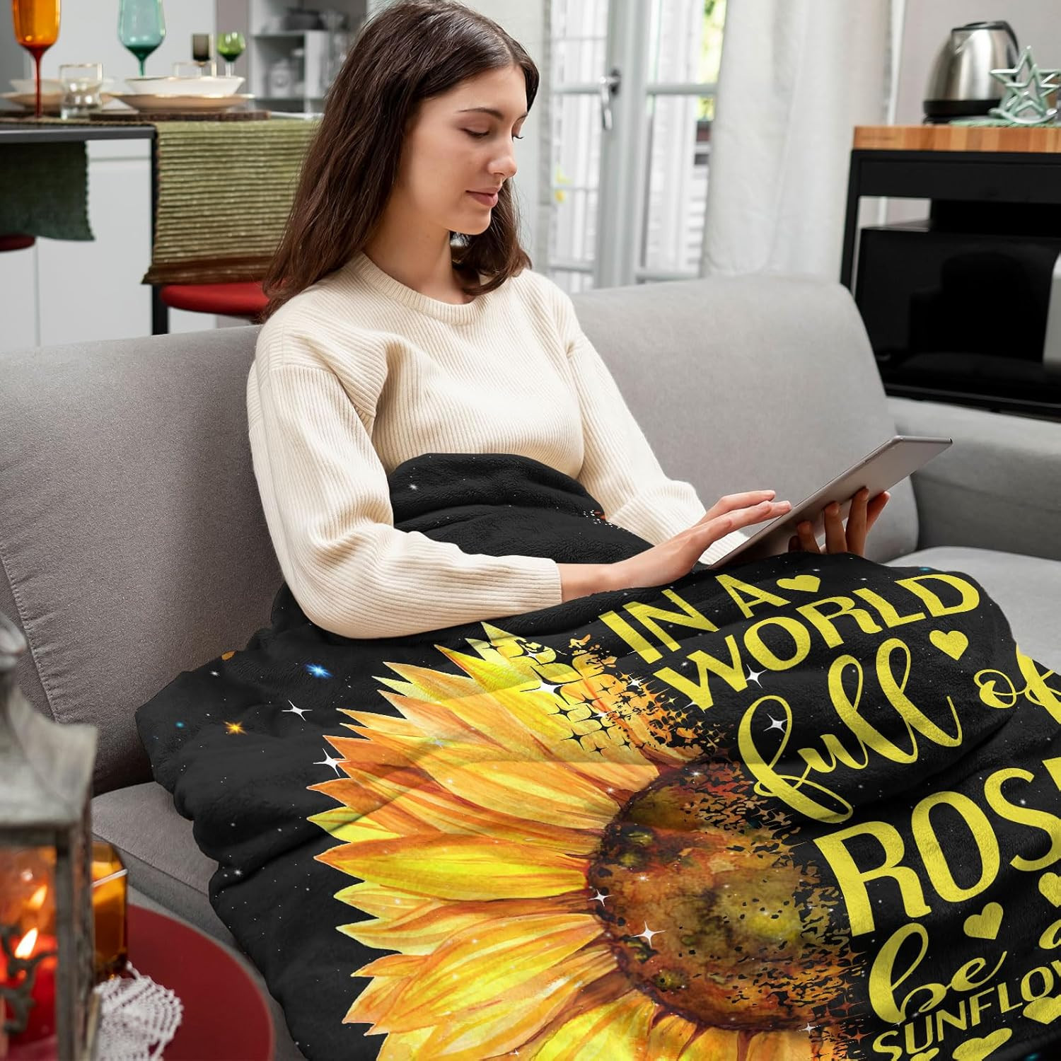 Sunflower Gifts for Women, Birthday Gifts for Sunflower Lovers, Inspirational/Ge