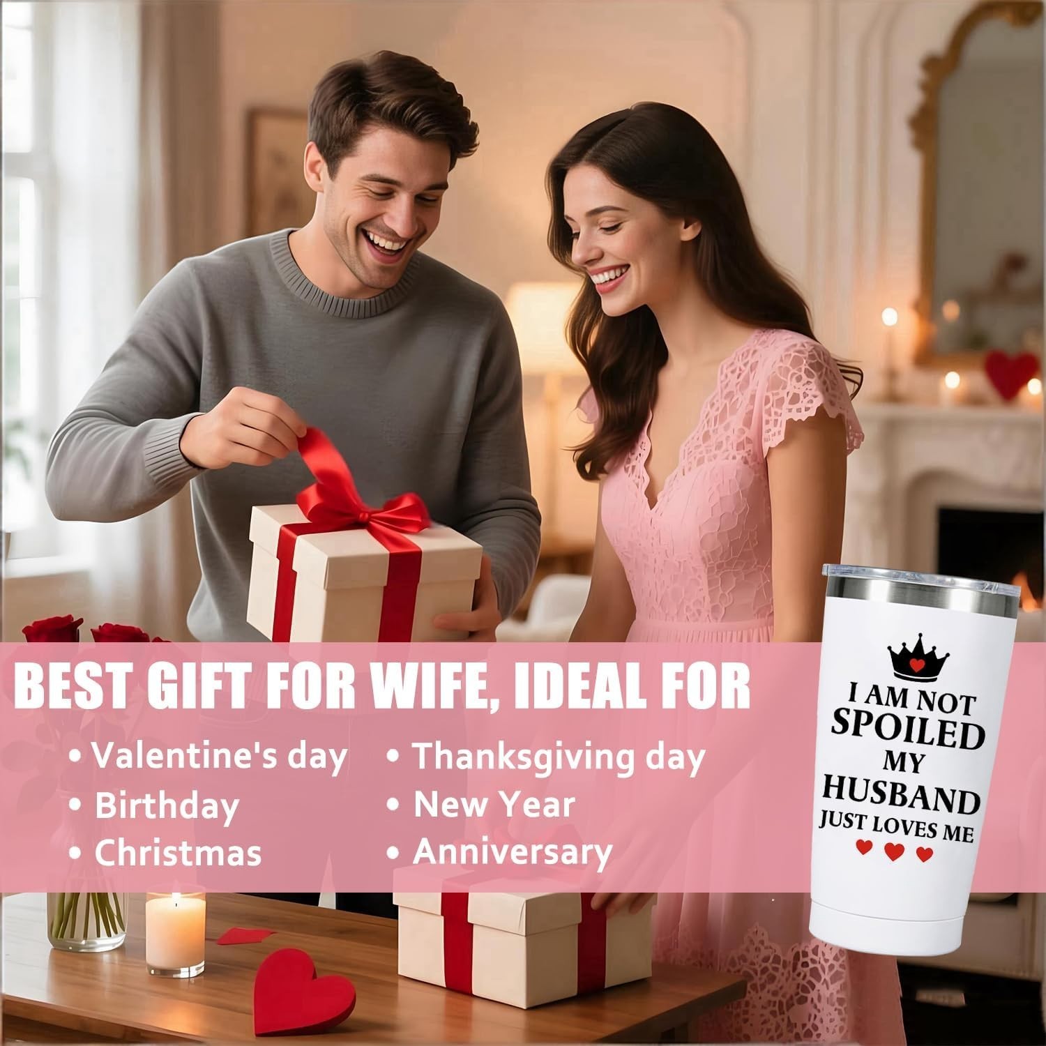 Romantic Love Anniversary Birthday Wedding Valentines Gifts for Wife Girlfriend
