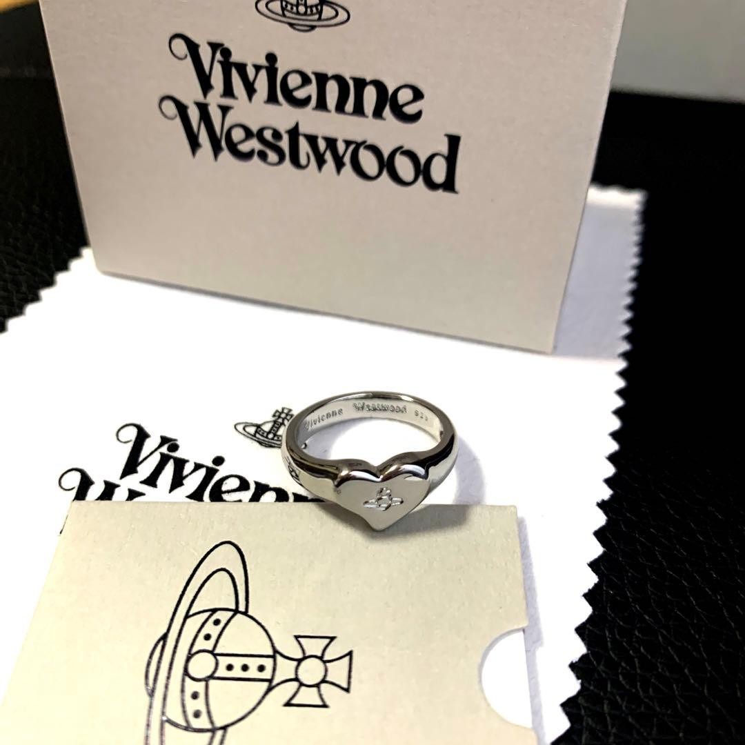 Vivienne Westwood Ring Size 6.5-7 Silver Logo NO BOX [EJ204