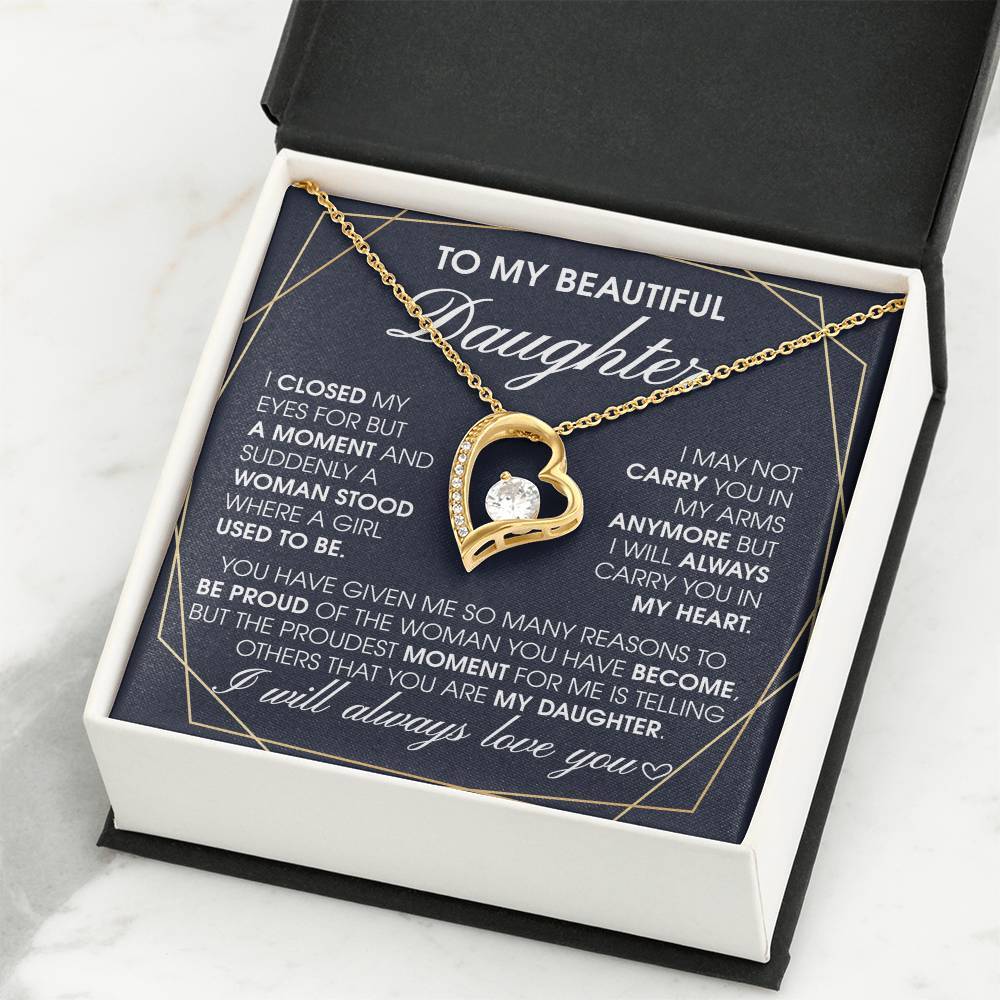 My Daughter, Daughter Necklace Jewelry, Gift For Daughter From Dad