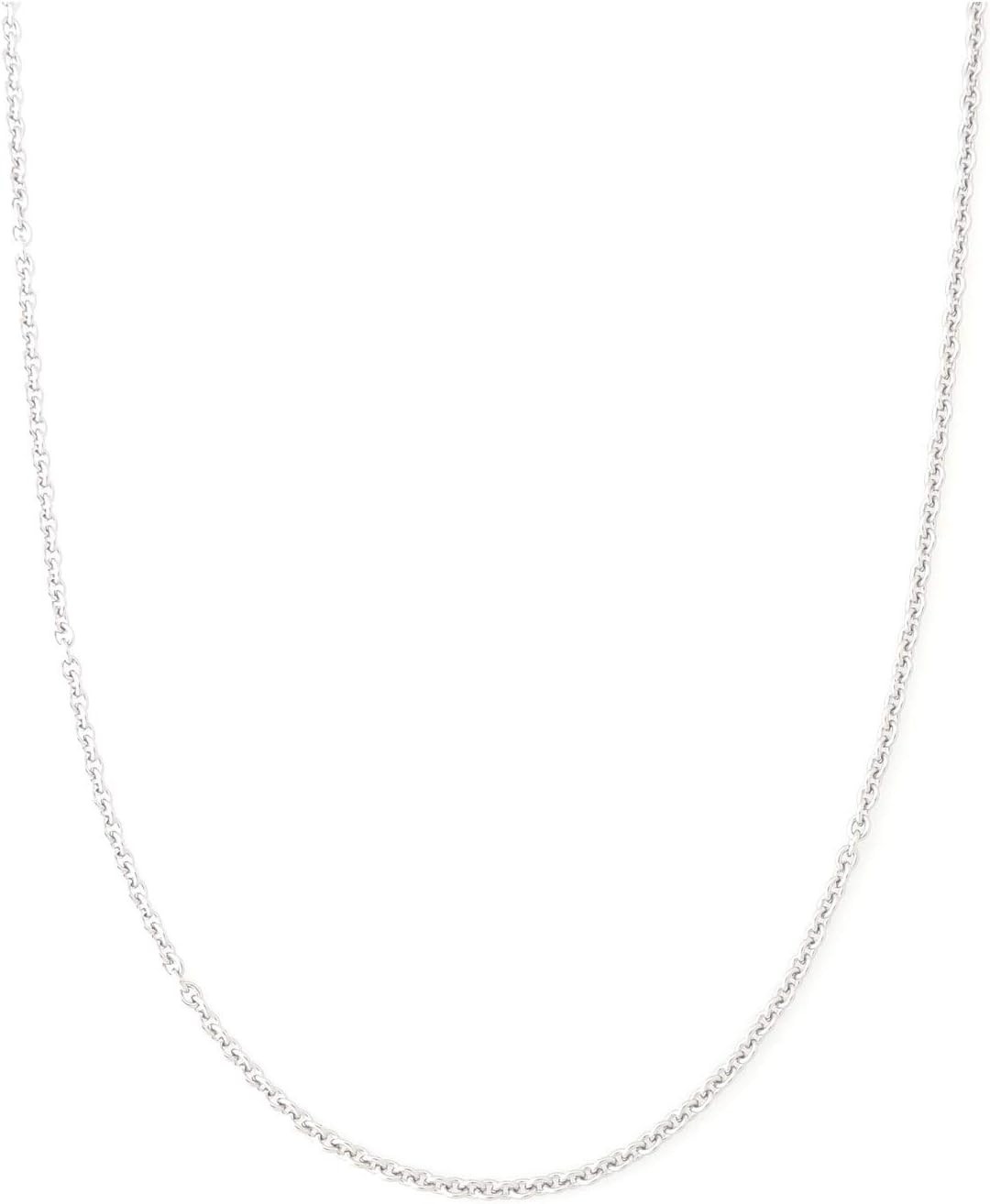 2MM Stainless Steel Necklace – Thin Cable Chain for Women & Men, Silver Chain…