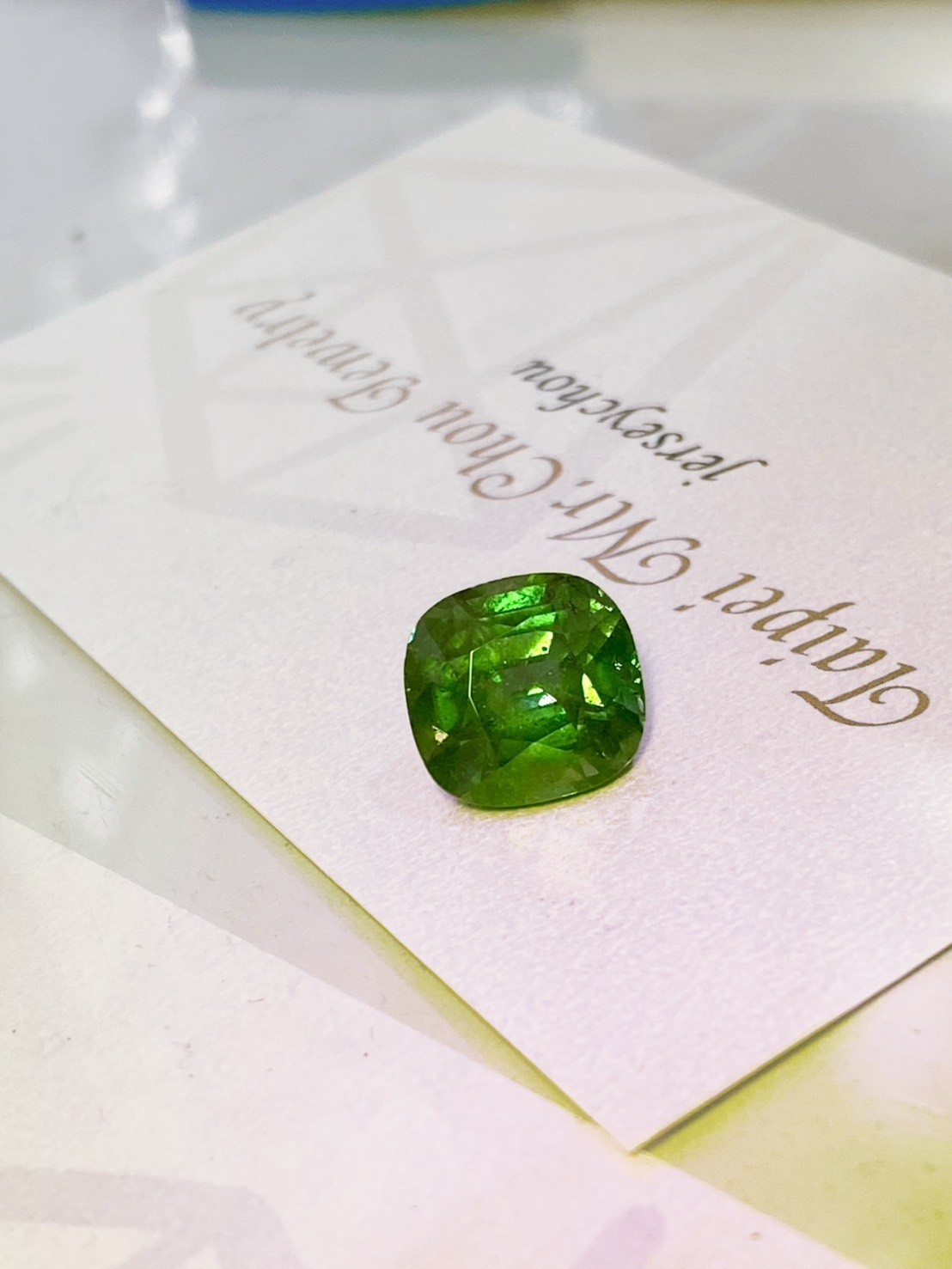 [jerseychou] Natural alexandrite 6.76 ct , GRS