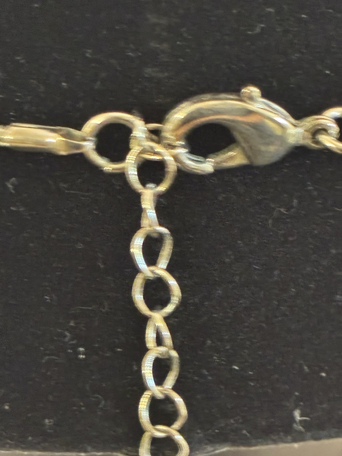 Modernist Yellow Crackle Resin Pendant Necklace Long 30″ Silver Tone Snake Chain