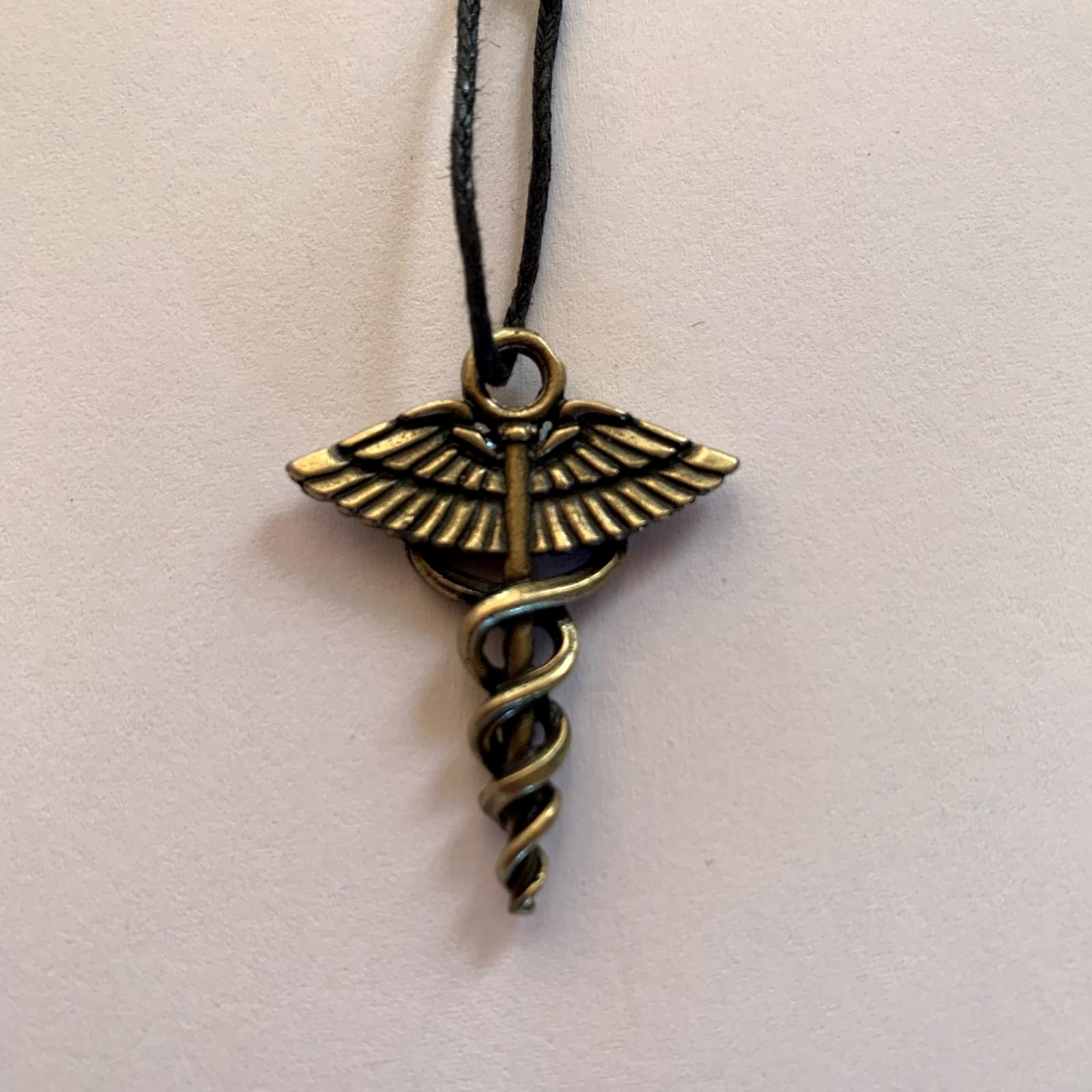 Caduceus Necklace – Medical Pendant for Doctor Nurse EMT Paramedic | Graduation