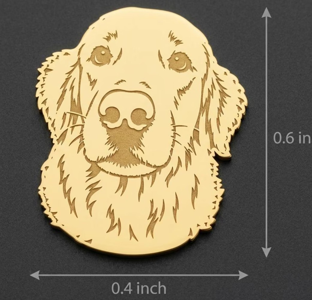Custom Pet Portrait Necklace with Engraved Dog Photo Jewelry Gift for Pet Lovers