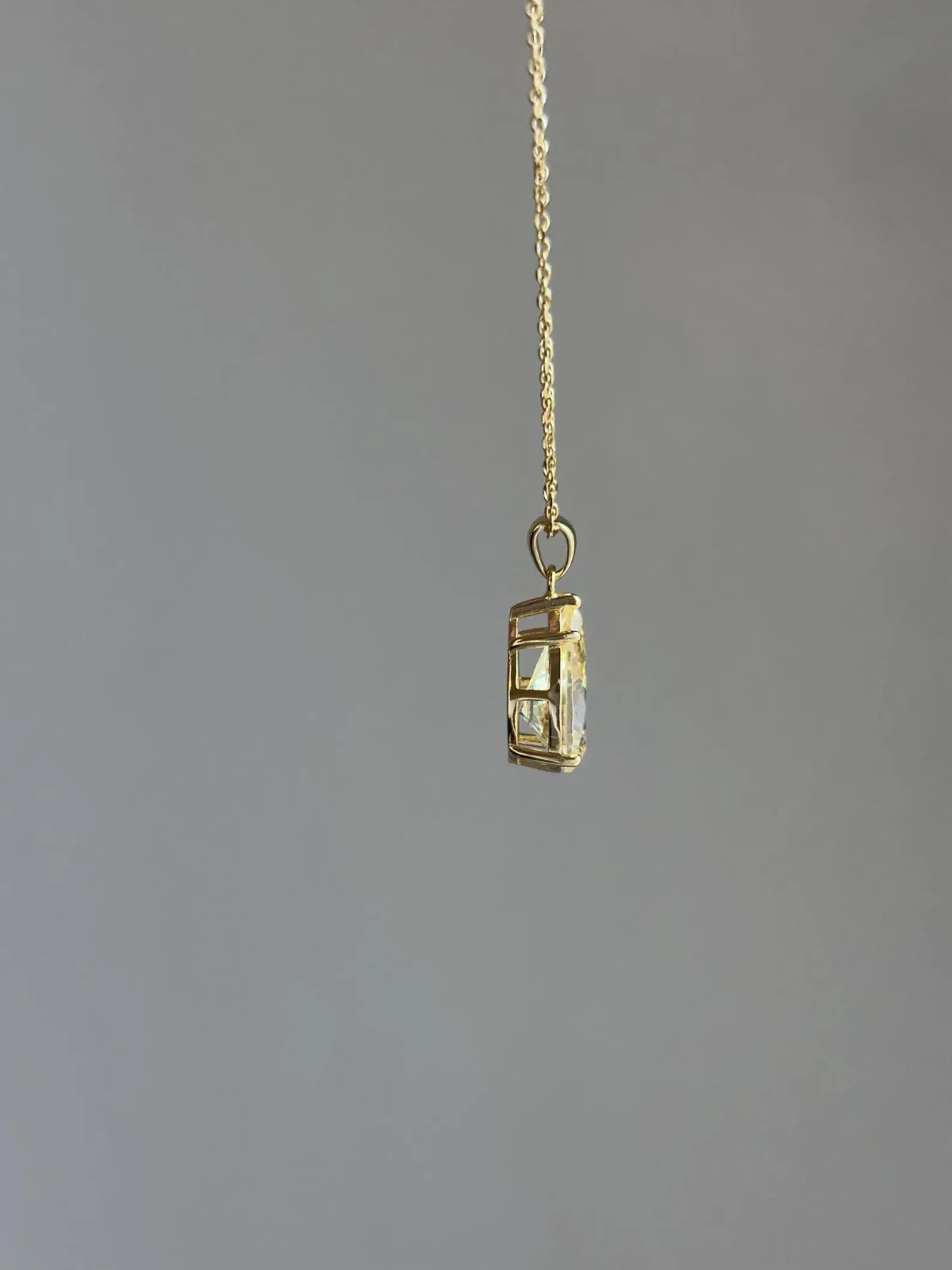 pendant for women Gemstone Yellow Gold Plated 925 Silver pendant gift for mother