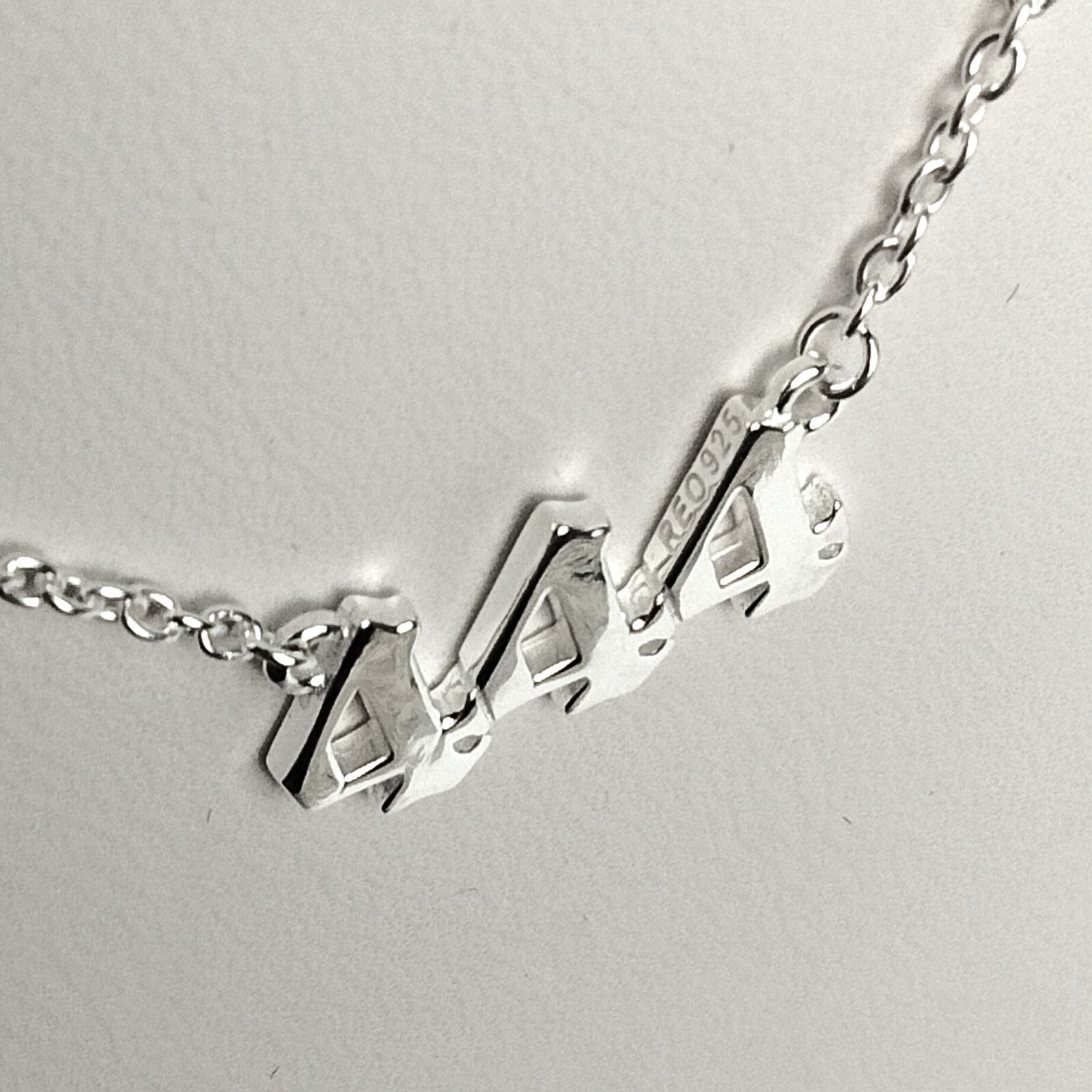 FashionJunkie4Life Sterling Silver Angel Number 444 Necklace with 18″ Chain
