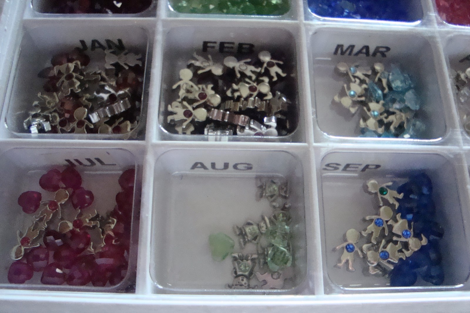 Origami Owl “Your Choice” Silver Girl/Boy/Heart/Round Birthstone Charms-New + A