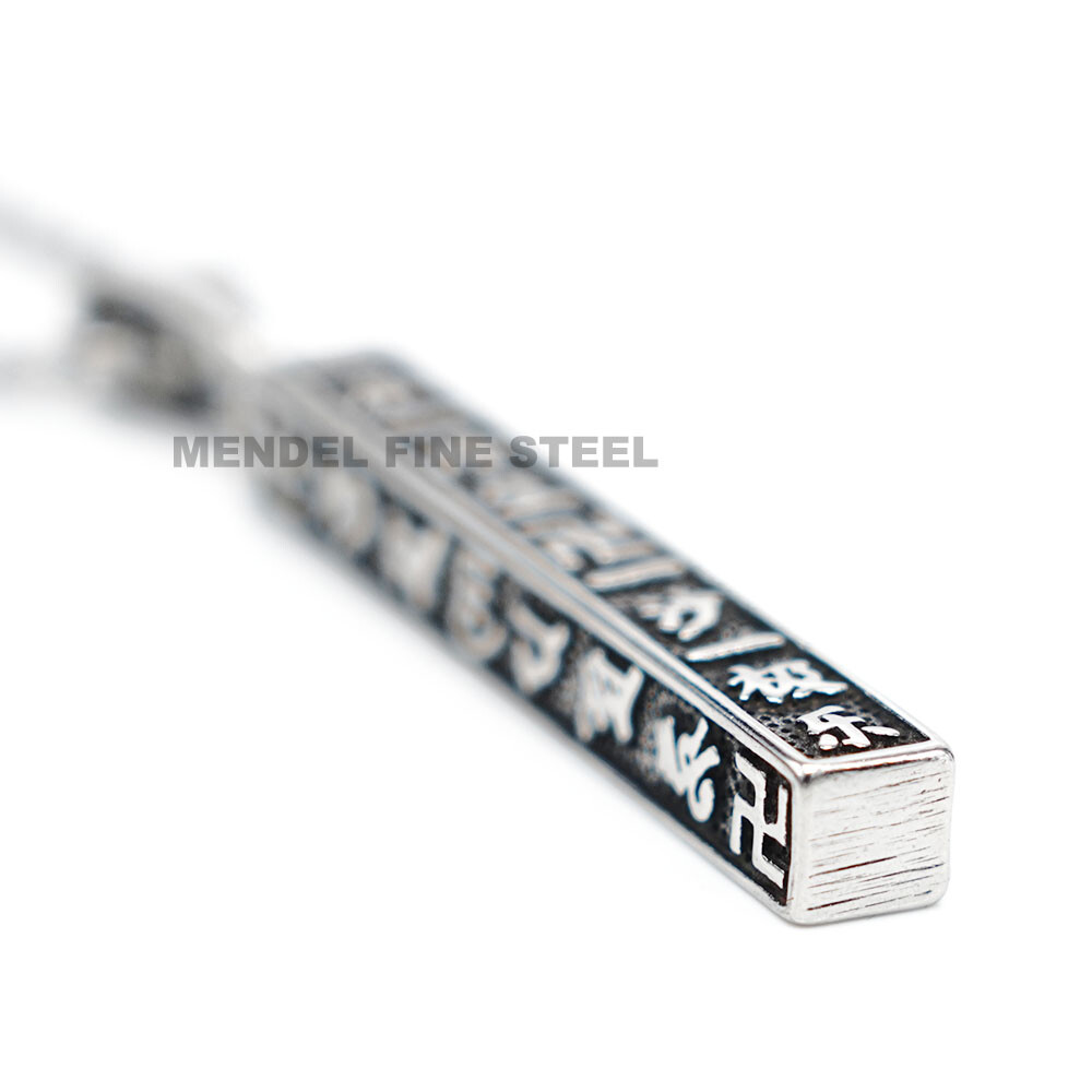 MENDEL Mens Womens Boy Buddhist Lucky Protection Amulet Pendant Necklace For Men