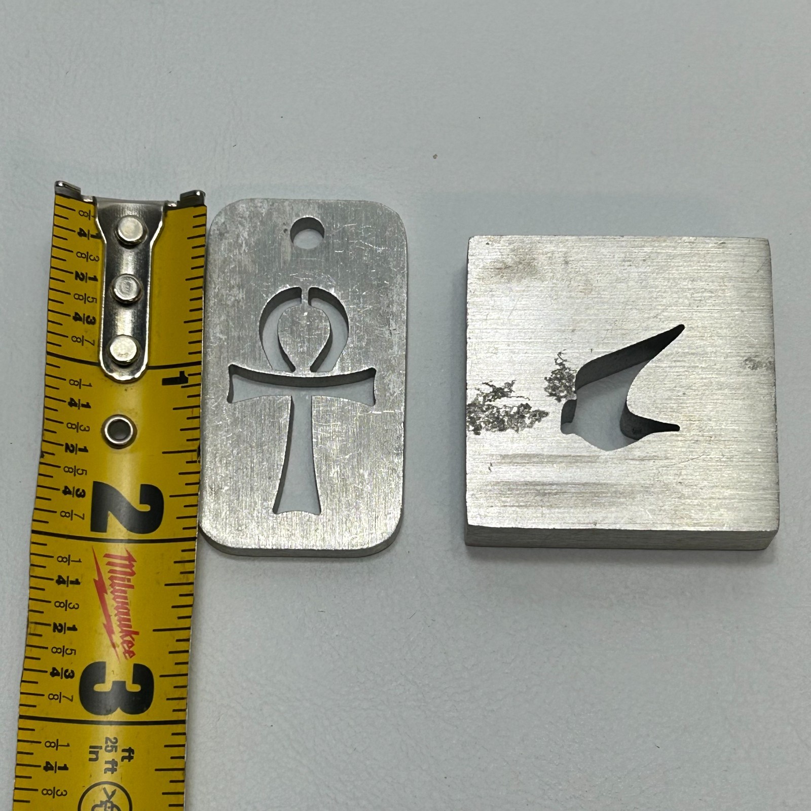 Ankh Cross & Dove Metal Jewelry Stamp Die Tool Set Pendant Maker