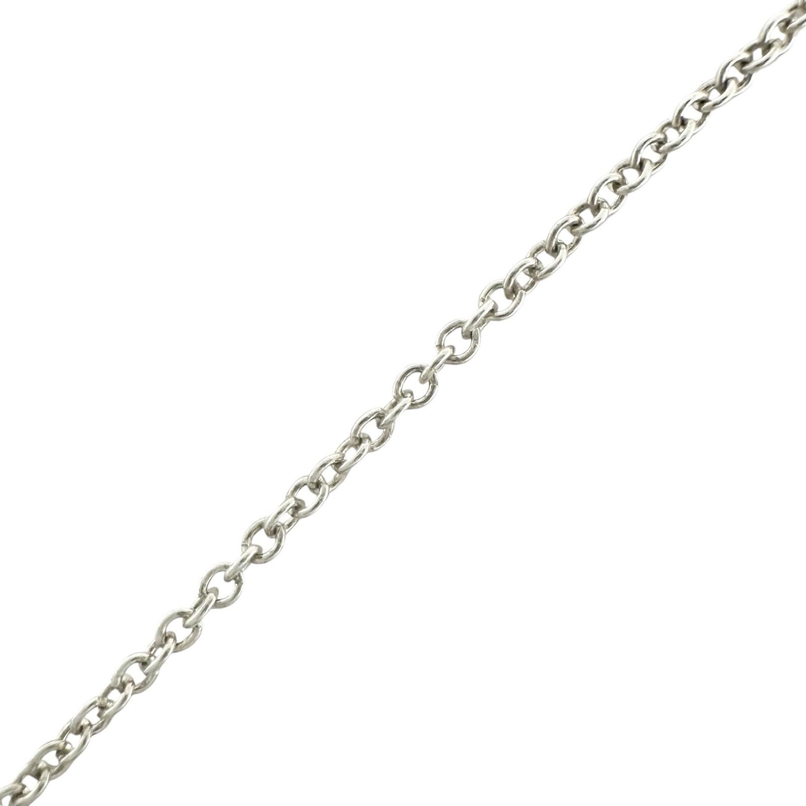 TIFFANY&Co. Circle Pendant Triple Interlocking Necklace Silver925/metal Women