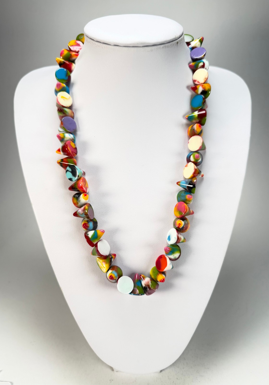 Jackie Brazil “Corina” Small Cones Kandinsky 55cm Necklace ( N0058 )