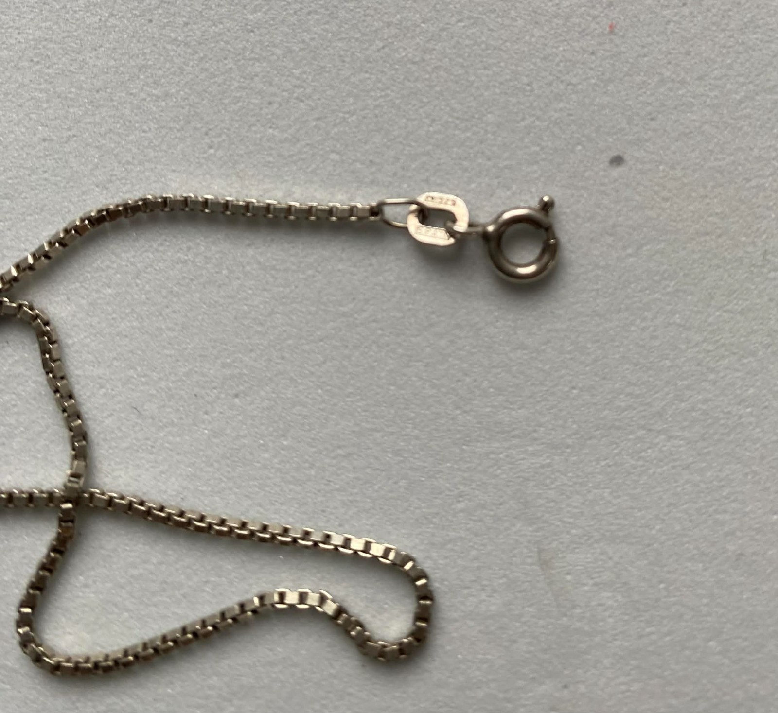 Vintage Italy 925 Sterling Silver Braided Twist Chain Necklace