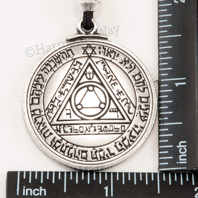 TALISMAN of SUN Magic Pentacle Solomon Seal HEALTH WEALTH Pendant Necklace