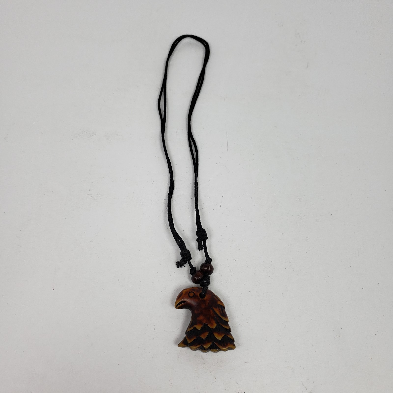 Vintage Adult Fashion Brown Eagle Tribal Adjustable Pendant Necklace 025