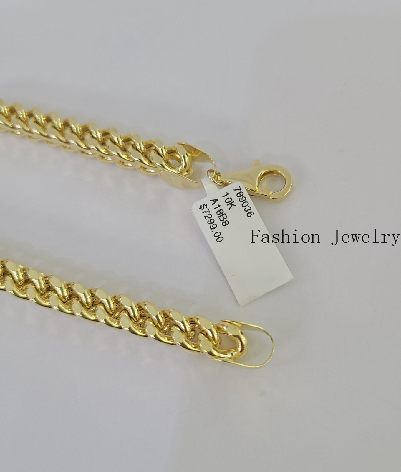 10k Franco Bracelet 8mm 8″ Inch Yellow Gold Men Women Link Real 10kt