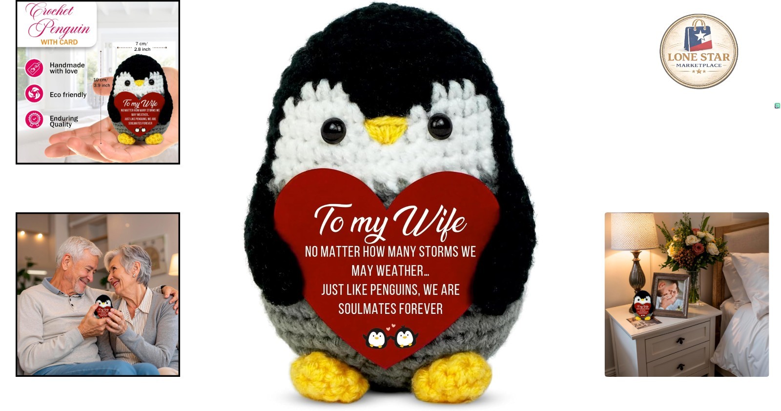 Personalized Penguin of Love – Ideal Keepsake for Anniversary & Valentine’s Day