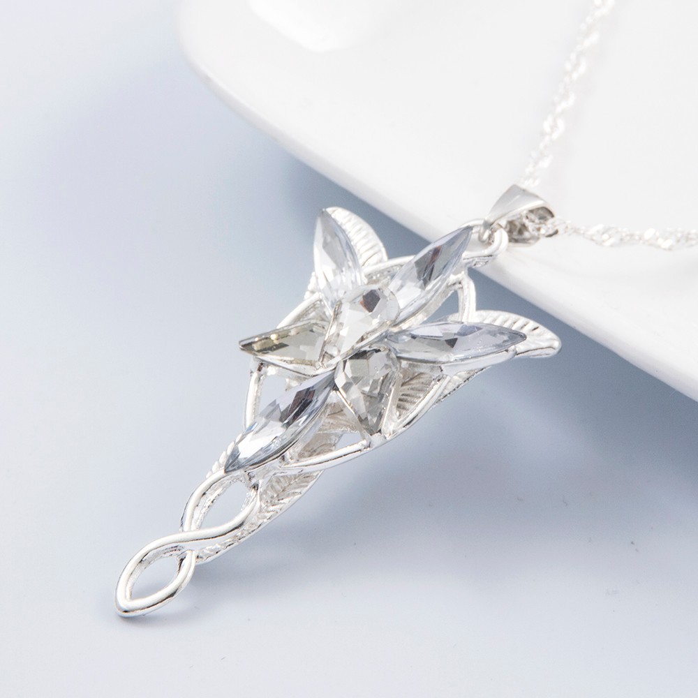 Arwen Evenstar Necklace – Lord of the Rings Pendant Jewelry for Women