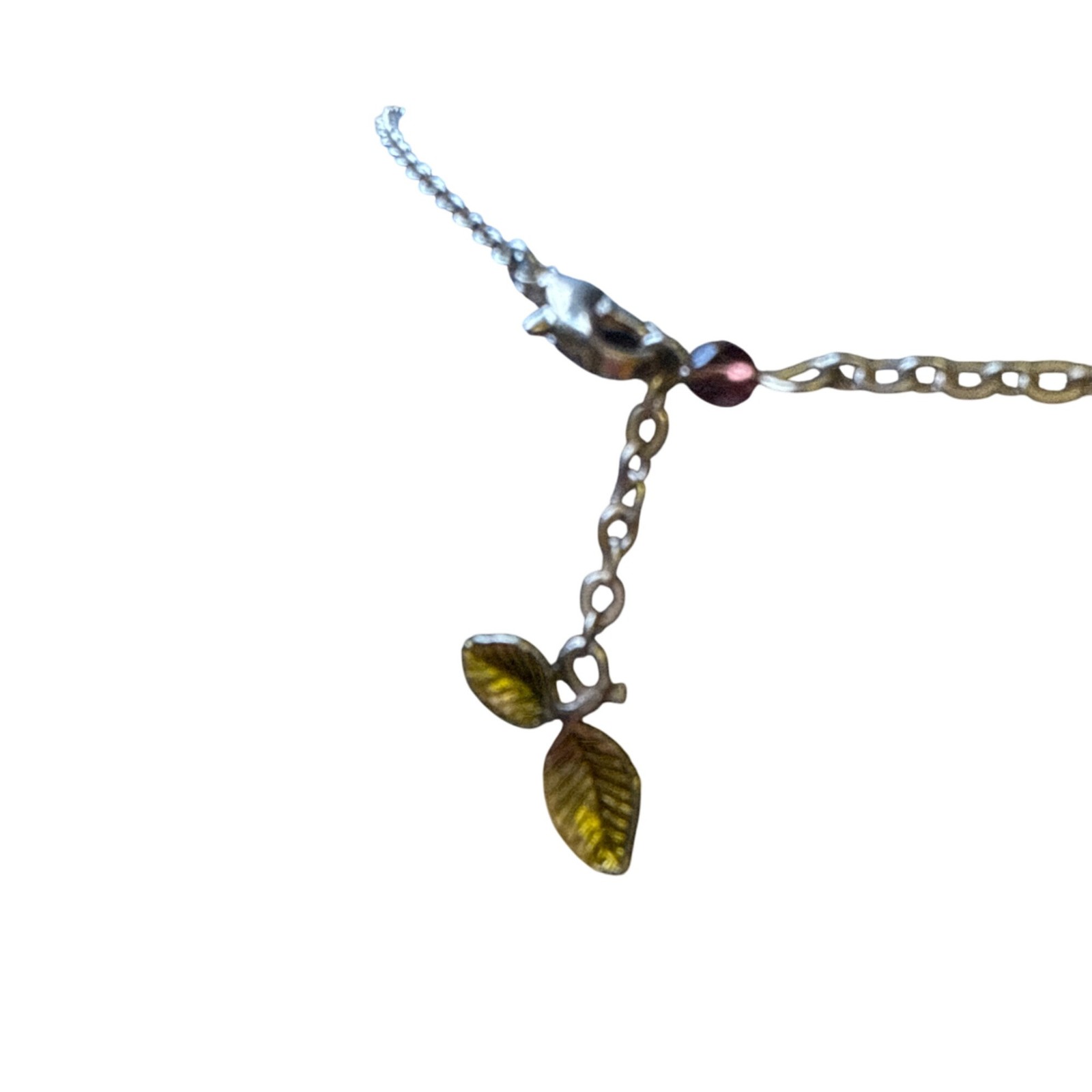Three Flower Enamel Necklace Colorful Pendant Boho Floral Jewelry Gift