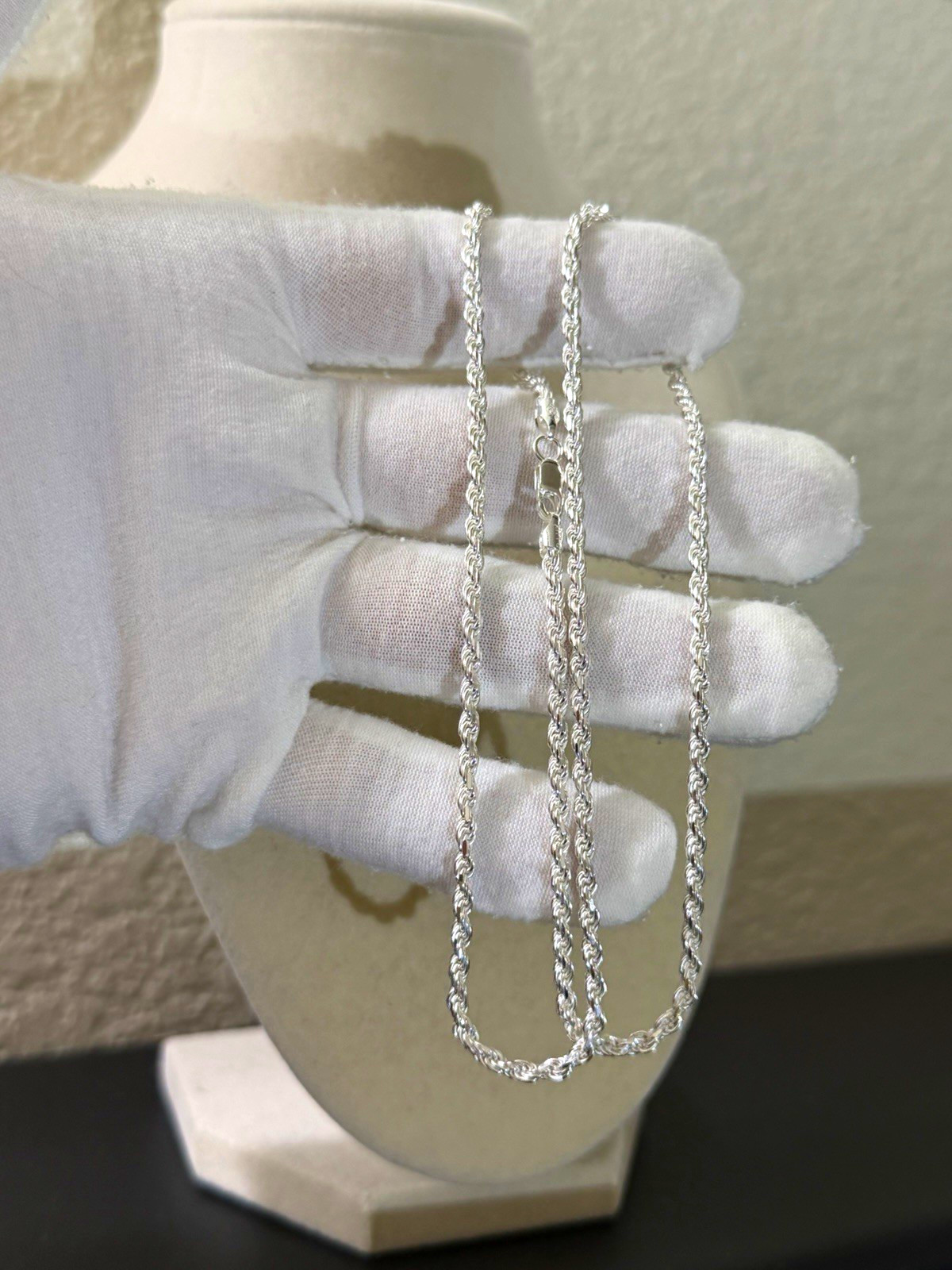 22 inch 2.9mm – 925 Sterling Silver Rope Chain