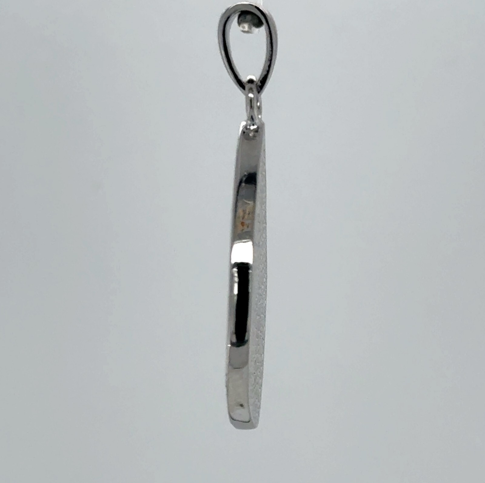 Blue FIRE OPAL Teardrop Pendant – 925 STERLING SILVER – Rhodium finished 45e