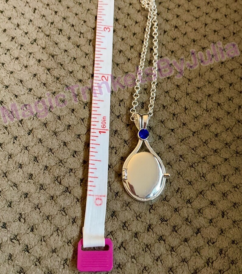 H2O Just Add Water Cute MINI Lockets Rhodium Plated Rolo Chain Necklace Mermaids
