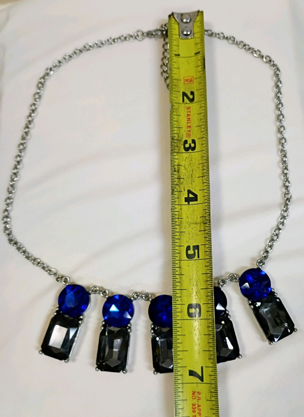 Paparazzi Colbalt Blue & Smokey Gray Necklace