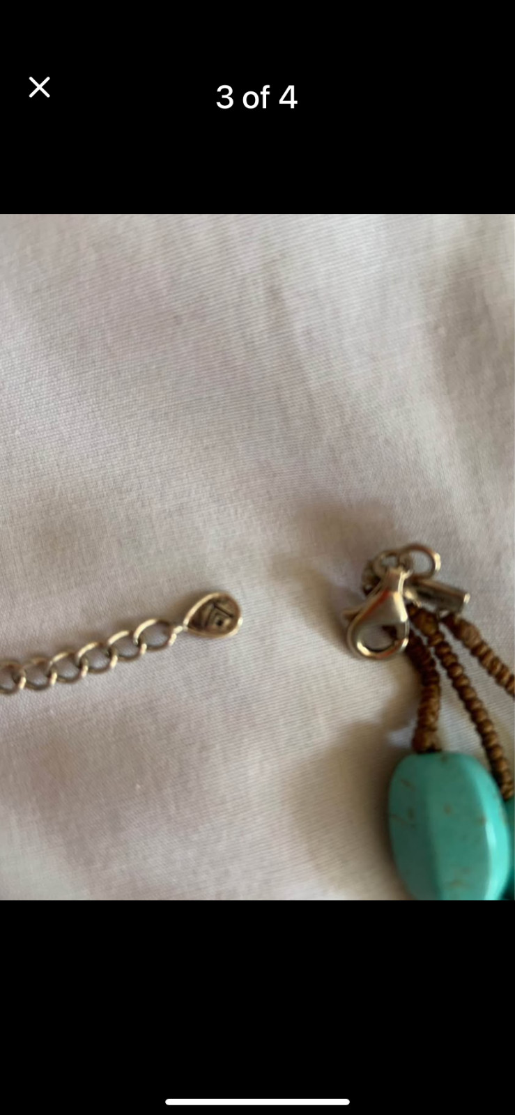 Silpada 3-Strand Turquoise Necklace