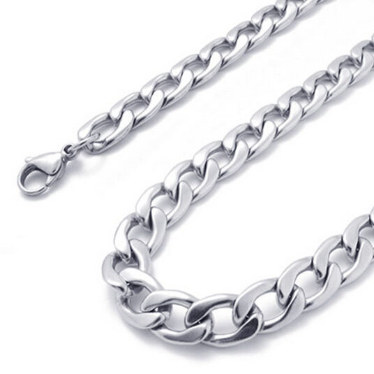 5pcs Lot in bulk Stainless steel Silver 3mm/6mm/8mm NK Chain Necklace 18”-32”