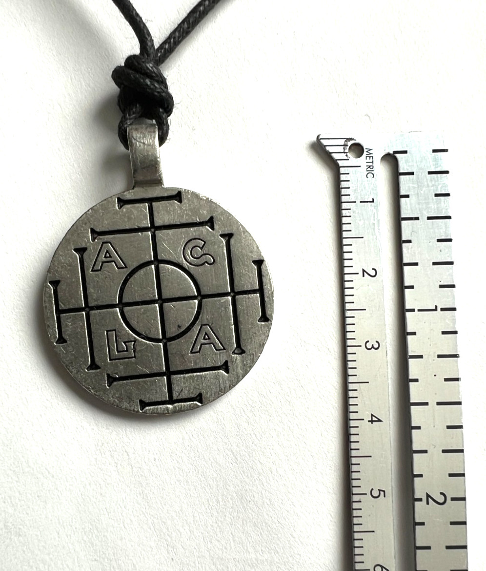 Long Life Protection Health AGLA Pendant Amulet Necklace Nickle Free Pewter -NEW