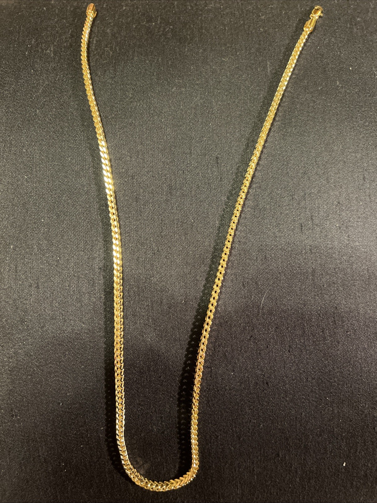 24INCH FRANCO 14KT GOLD ELECTROPLATED 10X HIGH QUALITY