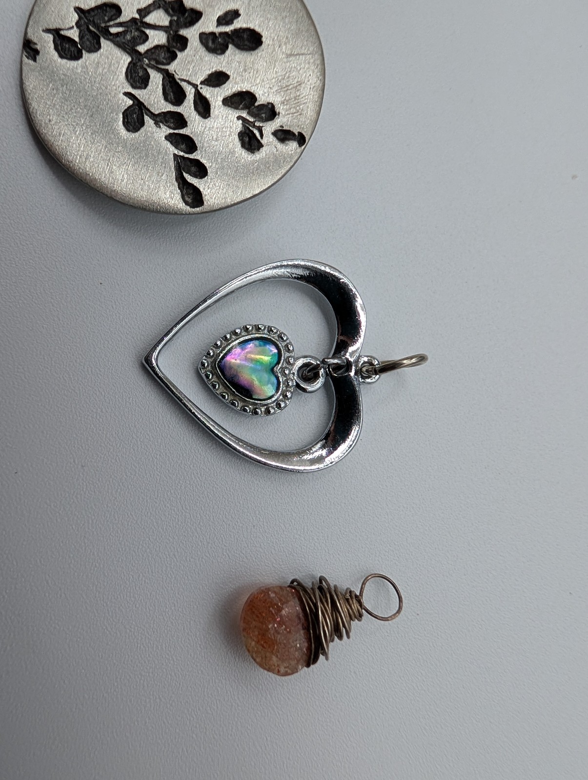 Lot of 6 Fashion Jewelry Pendants – Mixed Styles, Stones & Themes