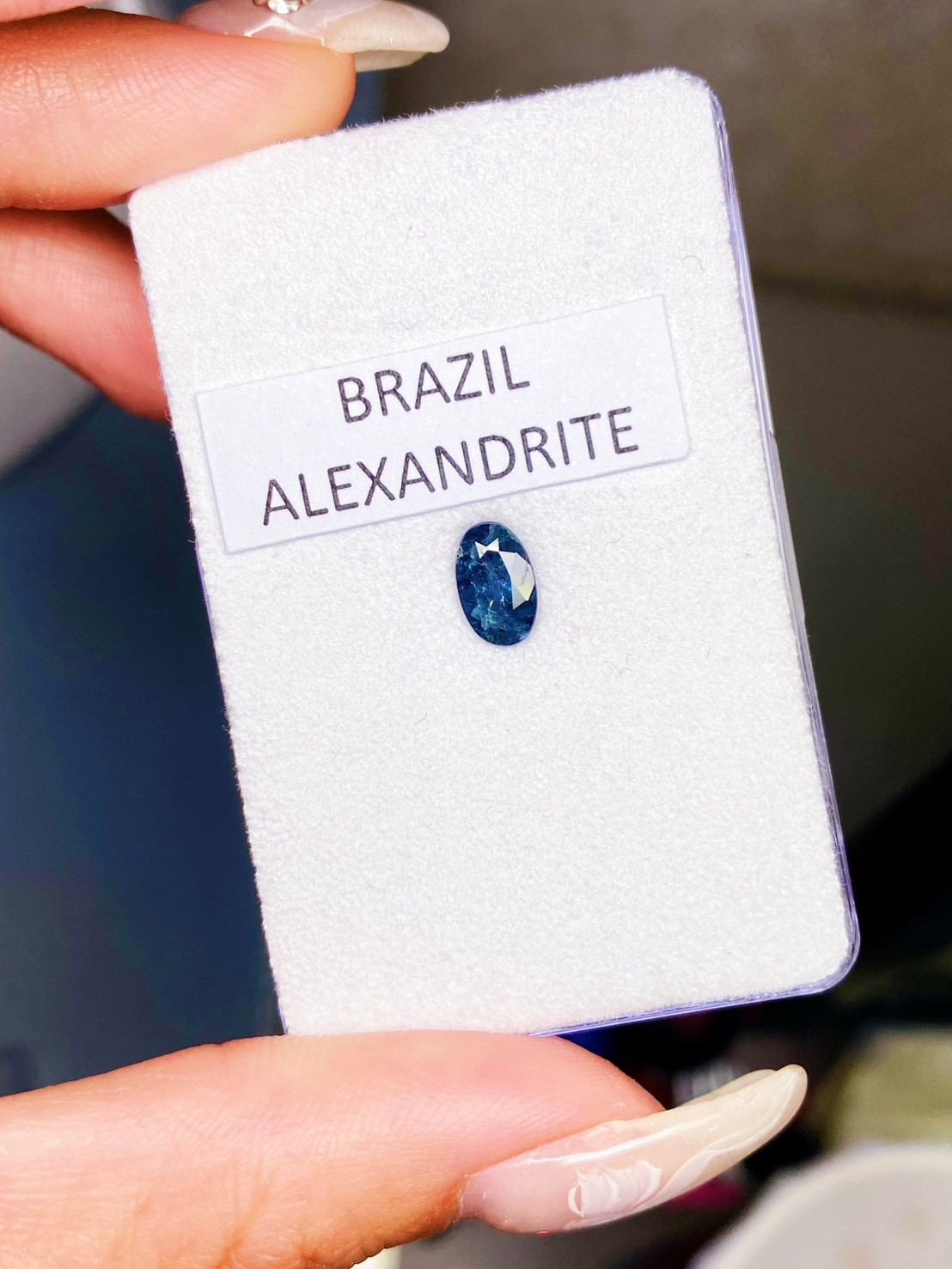 [jerseychou] Natural alexandrite 0.92ct,Brazil