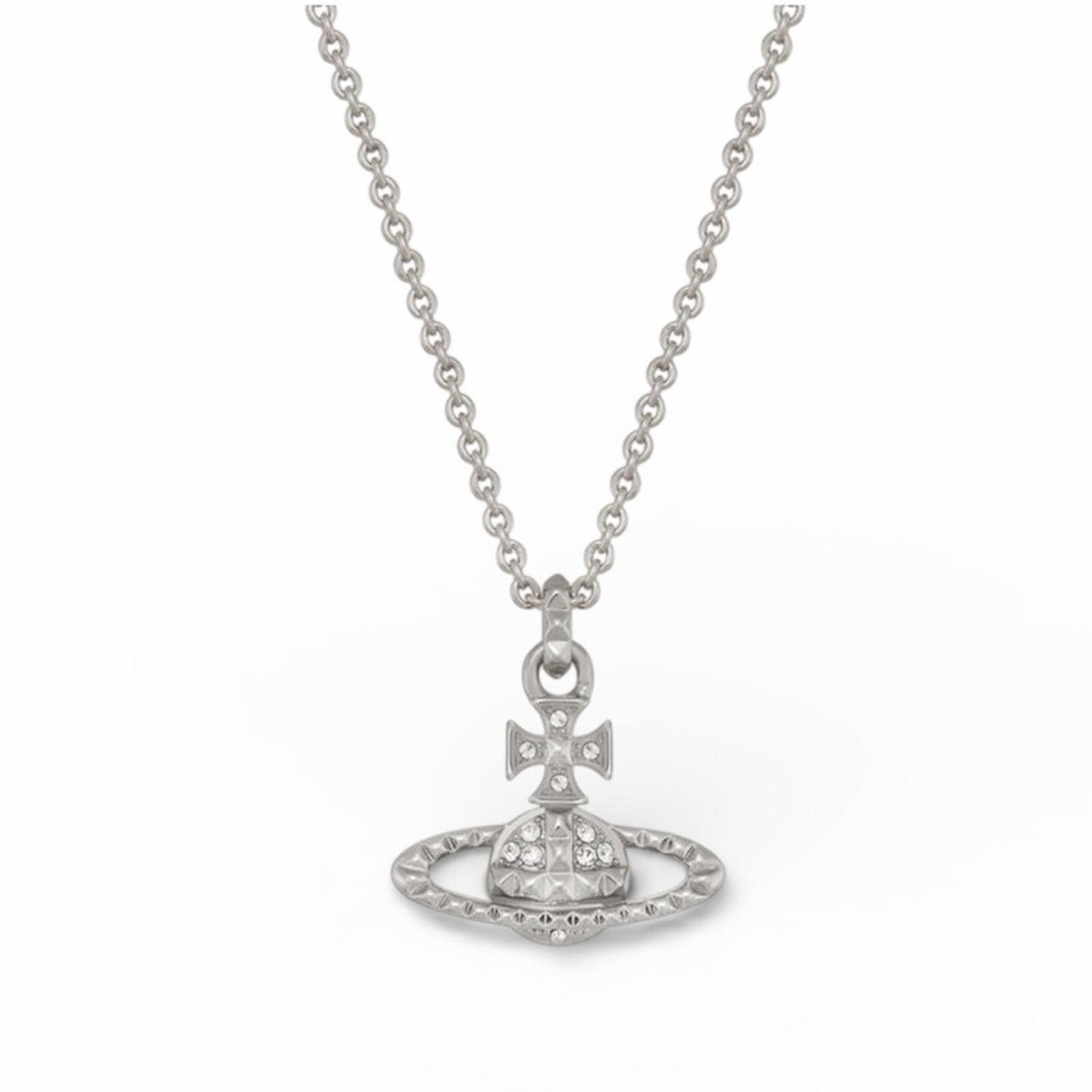 Vivienne Westwood Mayfair Bas Relief Orb Pendant Necklace