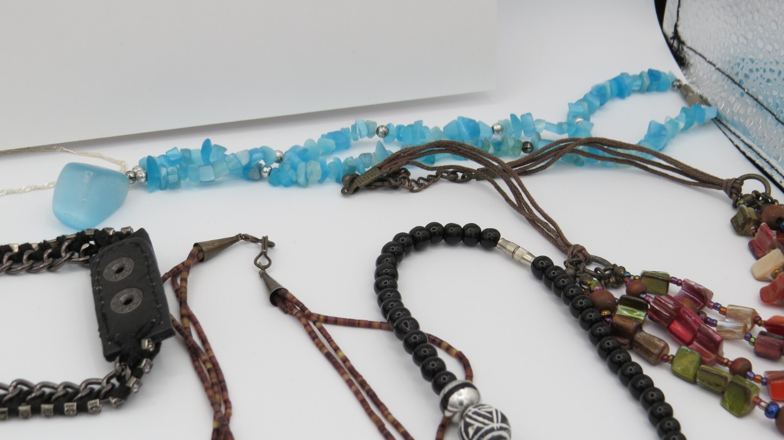 Costume Jewelry Lot 16 Necklaces 13 Bracelets 9 Earrings 6 Pins/Pendan Resale #6