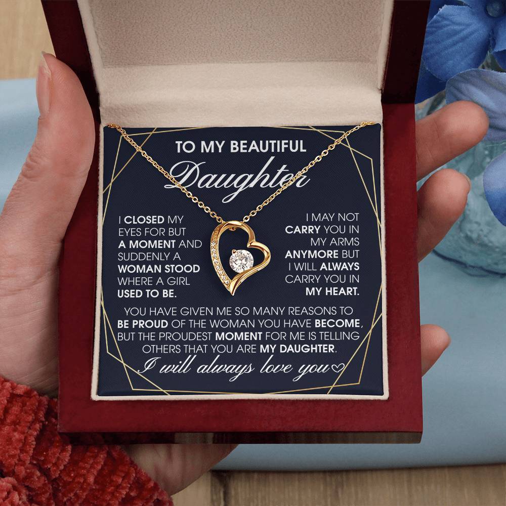 My Daughter, Daughter Necklace Jewelry, Gift For Daughter From Dad
