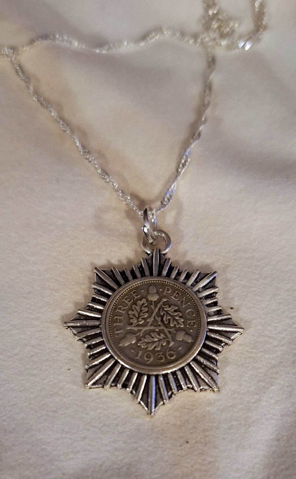 3 Pence Coin Pendant