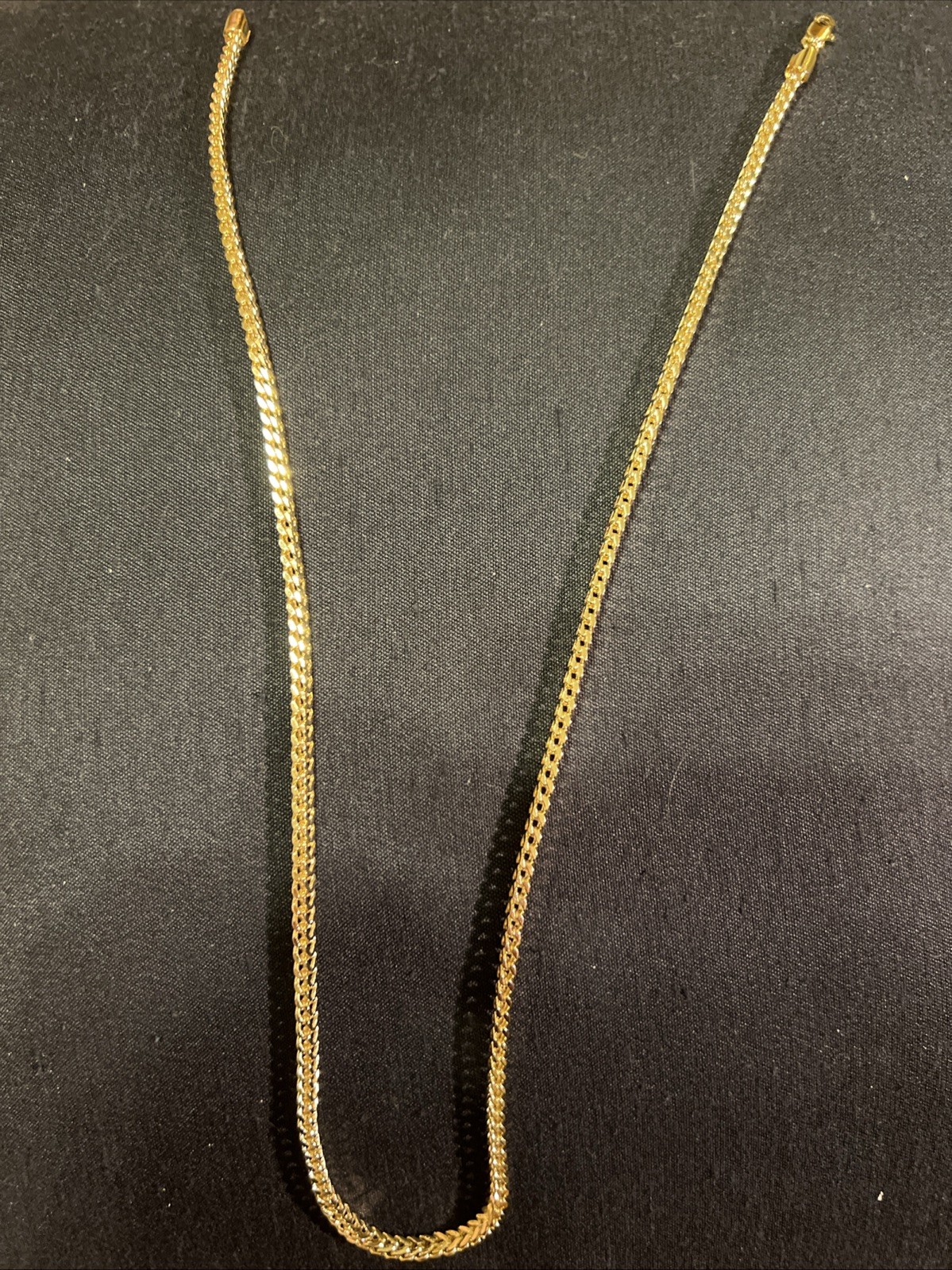 24INCH FRANCO 14KT GOLD ELECTROPLATED 10X HIGH QUALITY