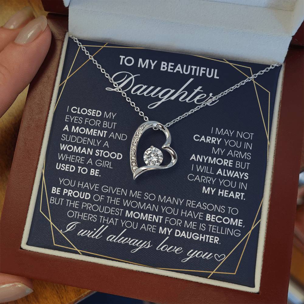 My Daughter, Daughter Necklace Jewelry, Gift For Daughter From Dad