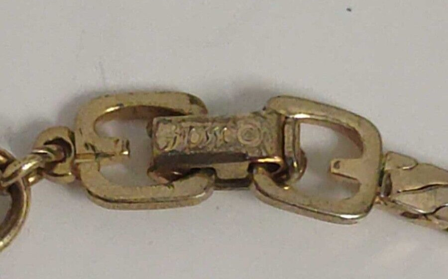 Grosse Germany Modernist Gold Plated Necklace