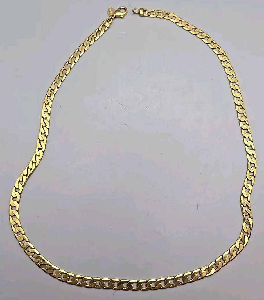 Park Lane Bio Ion Gold-Tone Cuban Curb Link Chain Necklace Vitality Health